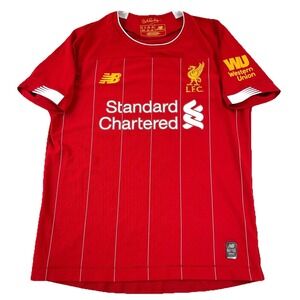 Liverpool FC Jersey Youth Large Red Soccer 2019/20 Bob Paisley Home New Balance